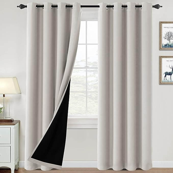 Full-Window Cafe curtains